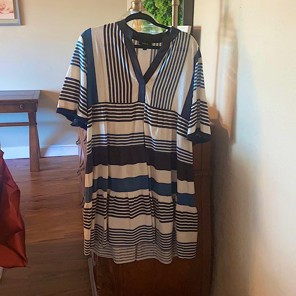 MSK Striped Dress